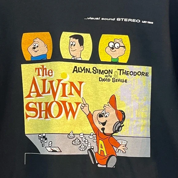Alvin And The Chipmunks The Alvin Show T-Shirt NEW - Picture 2 of 7